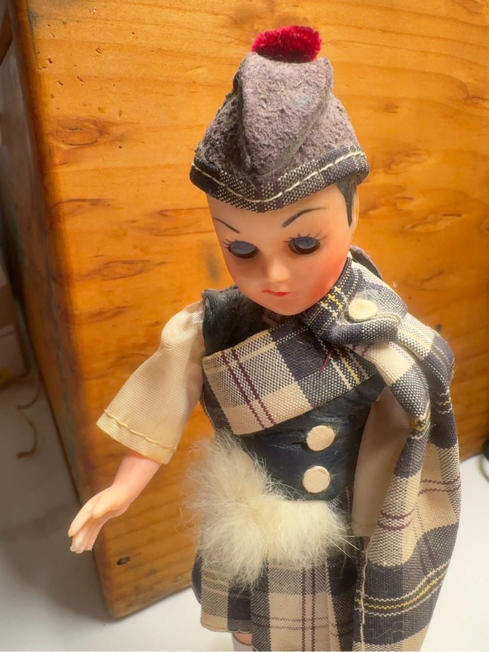 Vintage Carlson Scottish Boy Doll No. 8-71 Tagged
